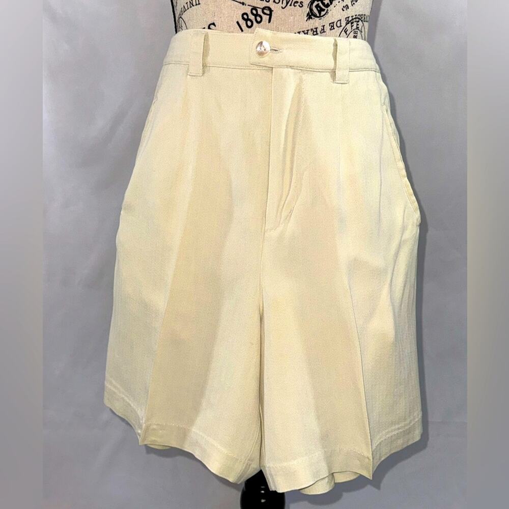 Dressy Tommy Bahamas Ivory 100% Silk Shorts